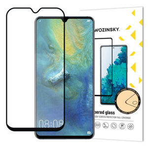 Wozinsky Full Face Προστατευτικό Τζαμάκι Οθόνης για Huawei Mate 20 Μαύρο