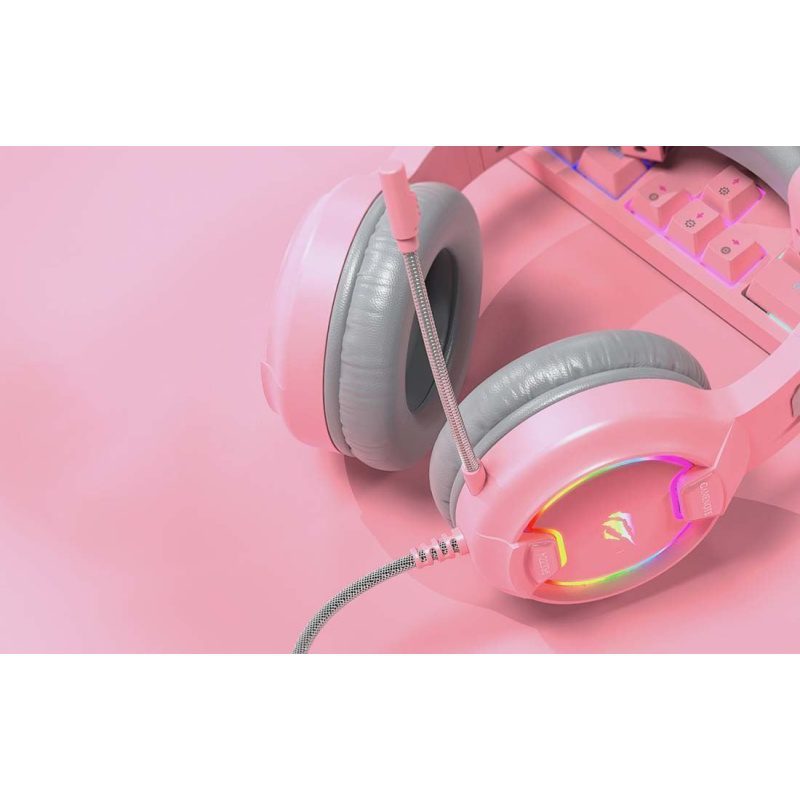0016834 gaming havit h2233d pink Gaming Ακουστικά - Havit H2233d (PINK)