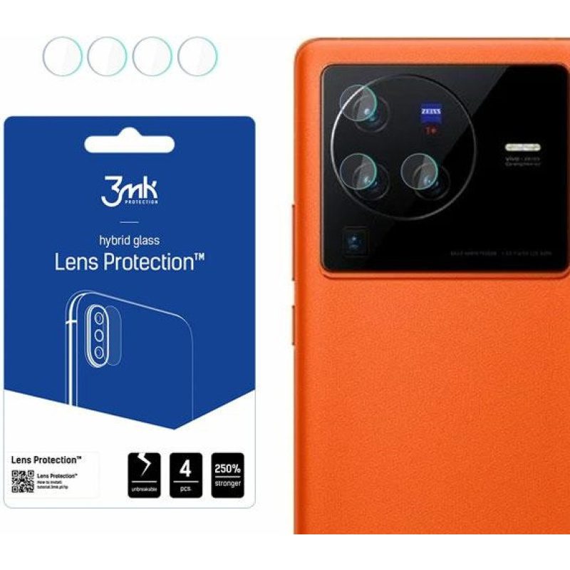 3MK Lens Protection Vivo X80 Pro [4 PACK]