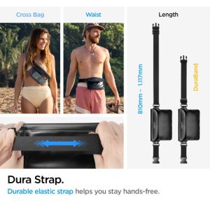 Alternative view of Spigen A621 Universal Waterproof 6,9 Inch Case and Waist Bag Black