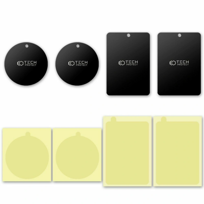 Tech-protect Metalplate Magnetic Car Mount Black [4 PACK] - Image 4