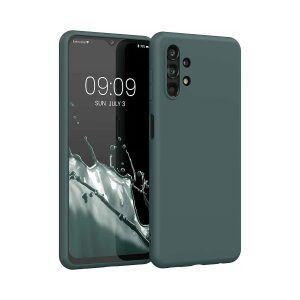 KW Samsung Galaxy A13 4G Θήκη Σιλικόνης Moss Green