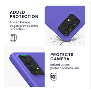 Alternative view of KW Samsung Galaxy A53 5G Θήκη Σιλικόνης - Vibrant Purple