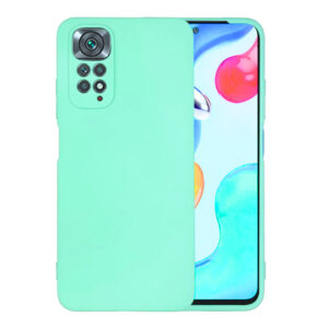 Θήκη σιλικόνης για Xiaomi Redmi Note 11 / 11S - Mint Green
