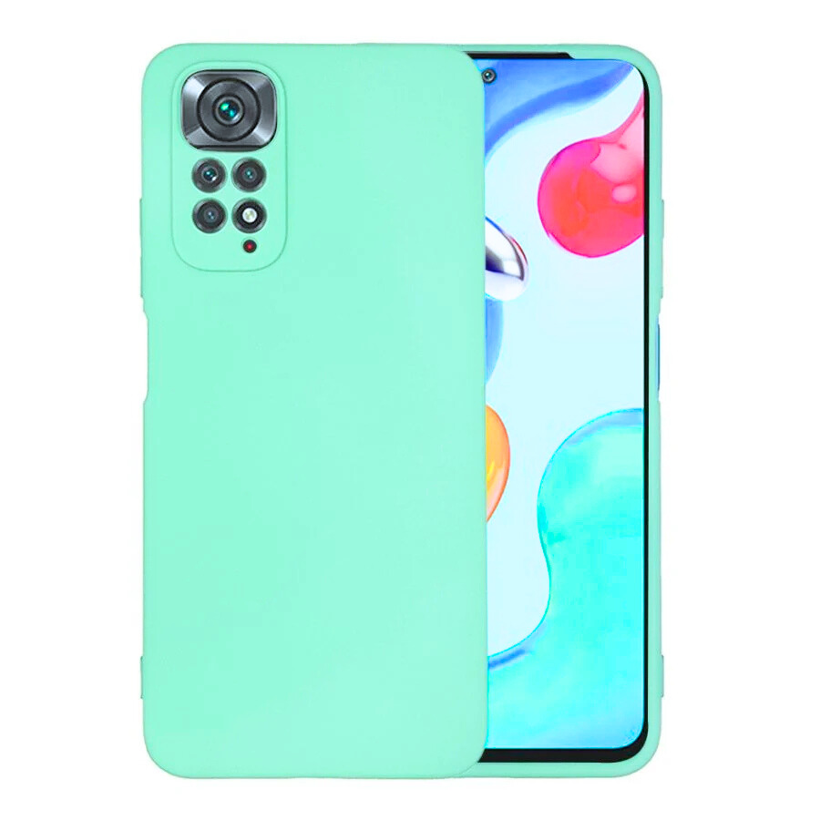 Θήκη σιλικόνης για Xiaomi Redmi Note 11 / 11S - Mint Green