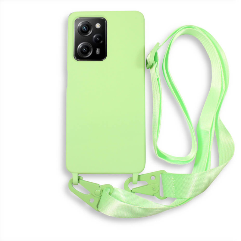 BL 00202 main Bodycell Silicon Case με Λουρακι Xiaomi Poco X5 Pro/Note 12 Pro 5G Green