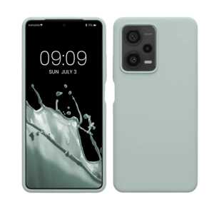 KW Θήκη Rubberized Back Cover Σιλικόνης για Xiaomi Redmi Note 12 Pro Plus 5G - Cool Mint