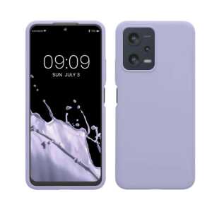 KW Θήκη Rubberized Back Cover Σιλικόνης για Xiaomi Redmi Note 12 5G / POCO X5 5G - Lavender