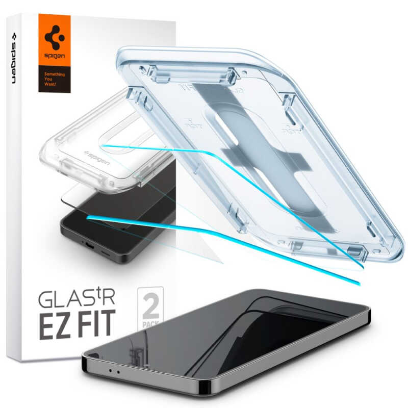 Spigen GLAS.tR ez Fit Samsung Galaxy S24 / S25 - Clear [2 PACK]