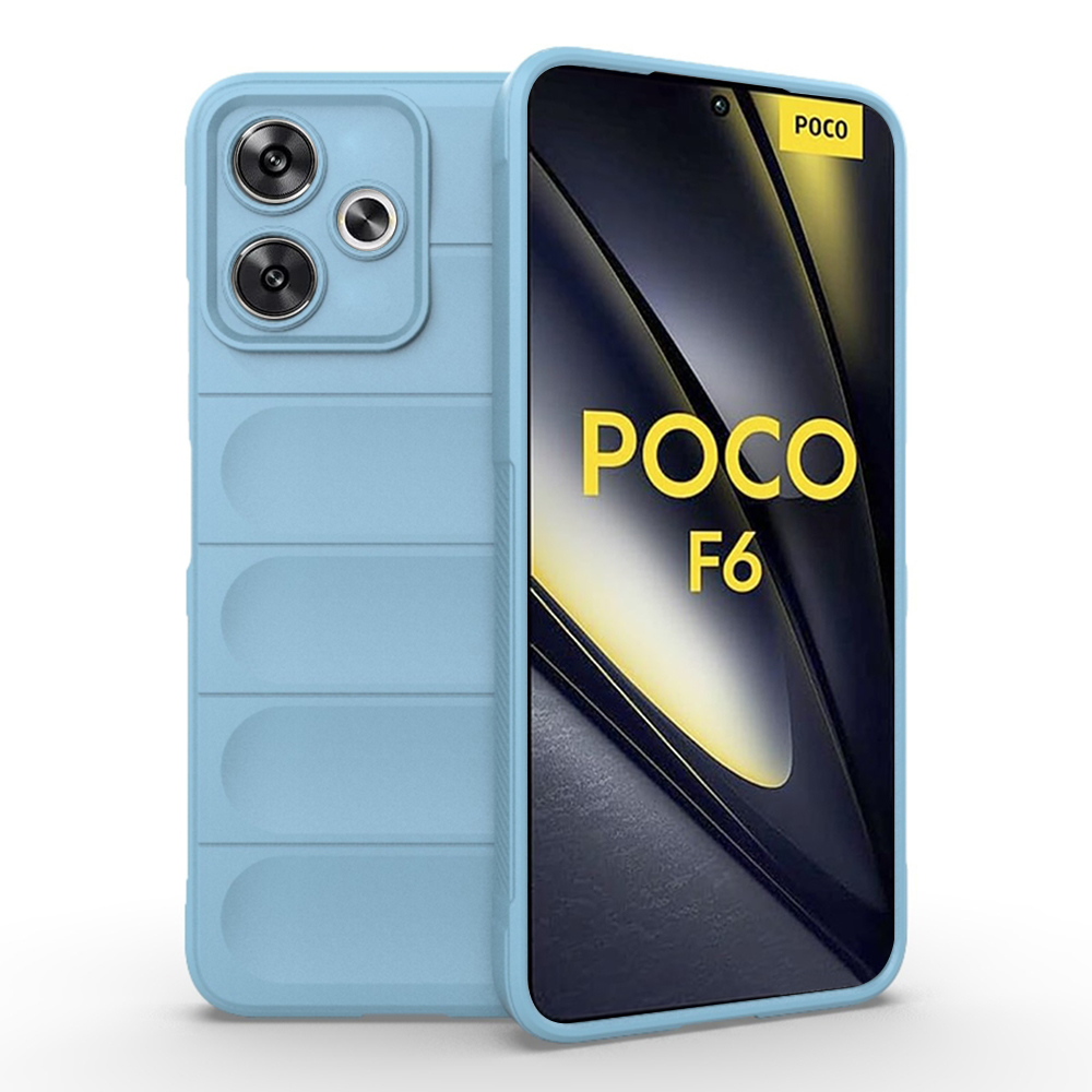 Techsuit - Magic Shield - Xiaomi Poco F6 - Light Bleu