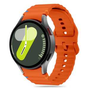 Tech-protect Silicone Sport Samsung Galaxy Watch 4 / 5 / 5 Pro / 6 / 7 / Fe Orange