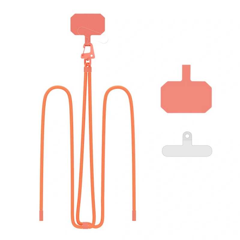 Phone leash Tech-Protect C5s Rope Crossbody Strap Neon Orange