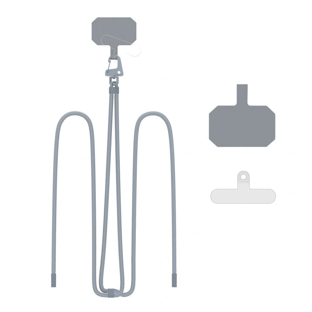 Phone leash Tech-Protect C5s Rope Crossbody Strap Steel Grey