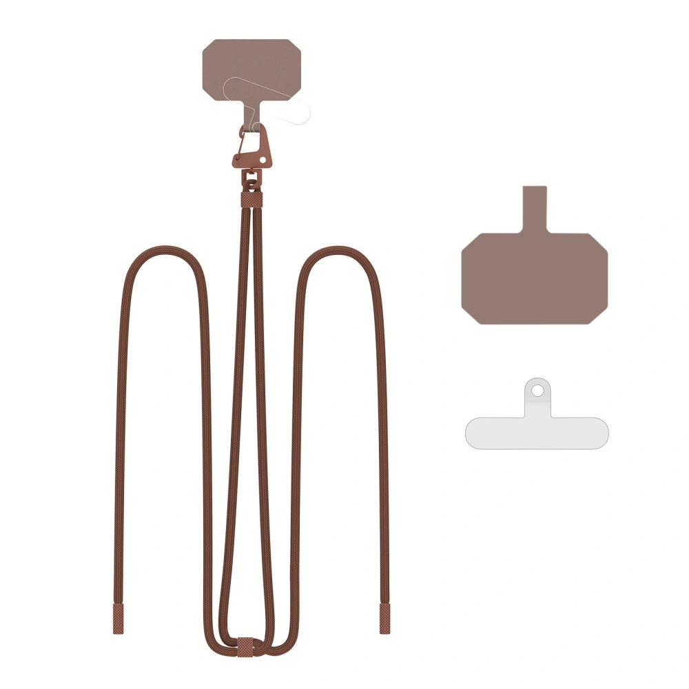 Phone leash Tech-Protect C5s Rope Crossbody Strap Chocolate Brown Phone leash Tech-Protect C5s Rope Crossbody Strap Chocolate Brown