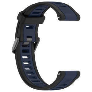 Alternative view of Techsuit - Watchband 20mm (W053) - Μπλε / Μαύρο