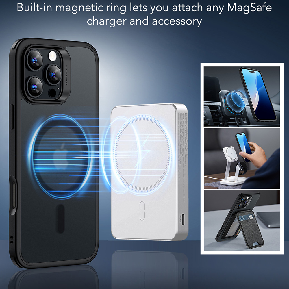 ESR - Classic Hybrid HaloLock - iPhone 16 Pro - Frosted Clear - Image 2