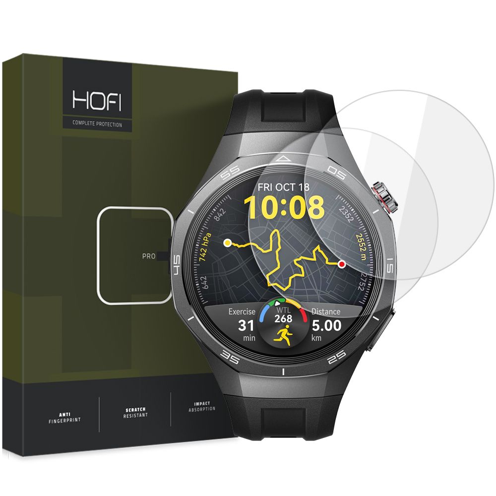 Hofi Glass Pro+ 2-pack Huawei Watch Gt 5 Pro (46 Mm) Clear