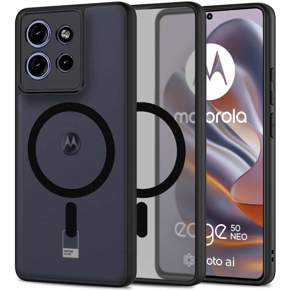 Tech-protect Magmat Magsafe Motorola Edge 50 Neo / 60 Neo Matte Black