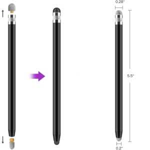 Alternative view of Tech-protect Usp100 4-tip Touch Stylus Pen Black