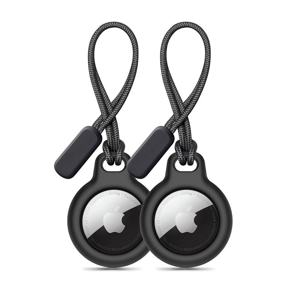 Tech-protect Rough Chain 2-pack Apple Airtag Black