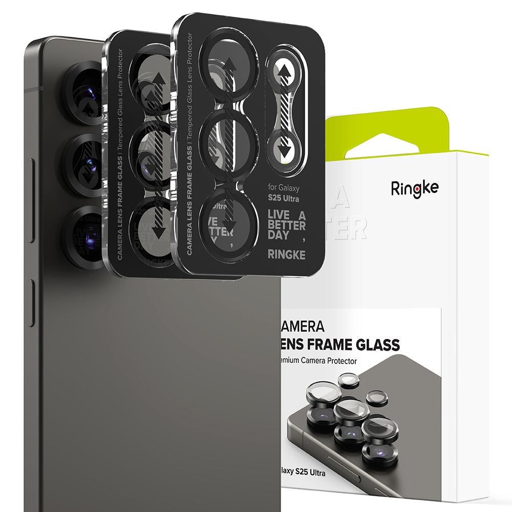 Ringke Camera Frame Protector 2-pack Galaxy S25 Ultra Black