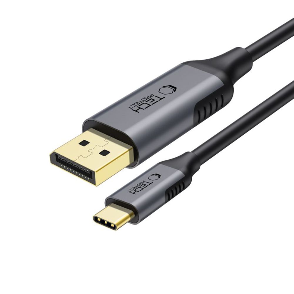 Tech-protect Ultraboost Cable Type-c To Displayport 1.4 8k 60hz 180cm Black