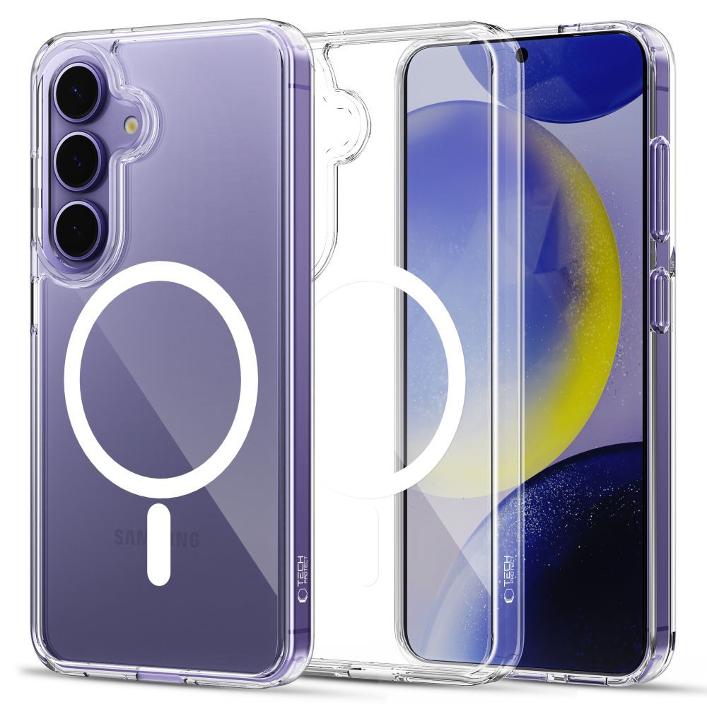 Tech-protect Flexair Hybrid Magsafe Galaxy S25+ Plus Clear