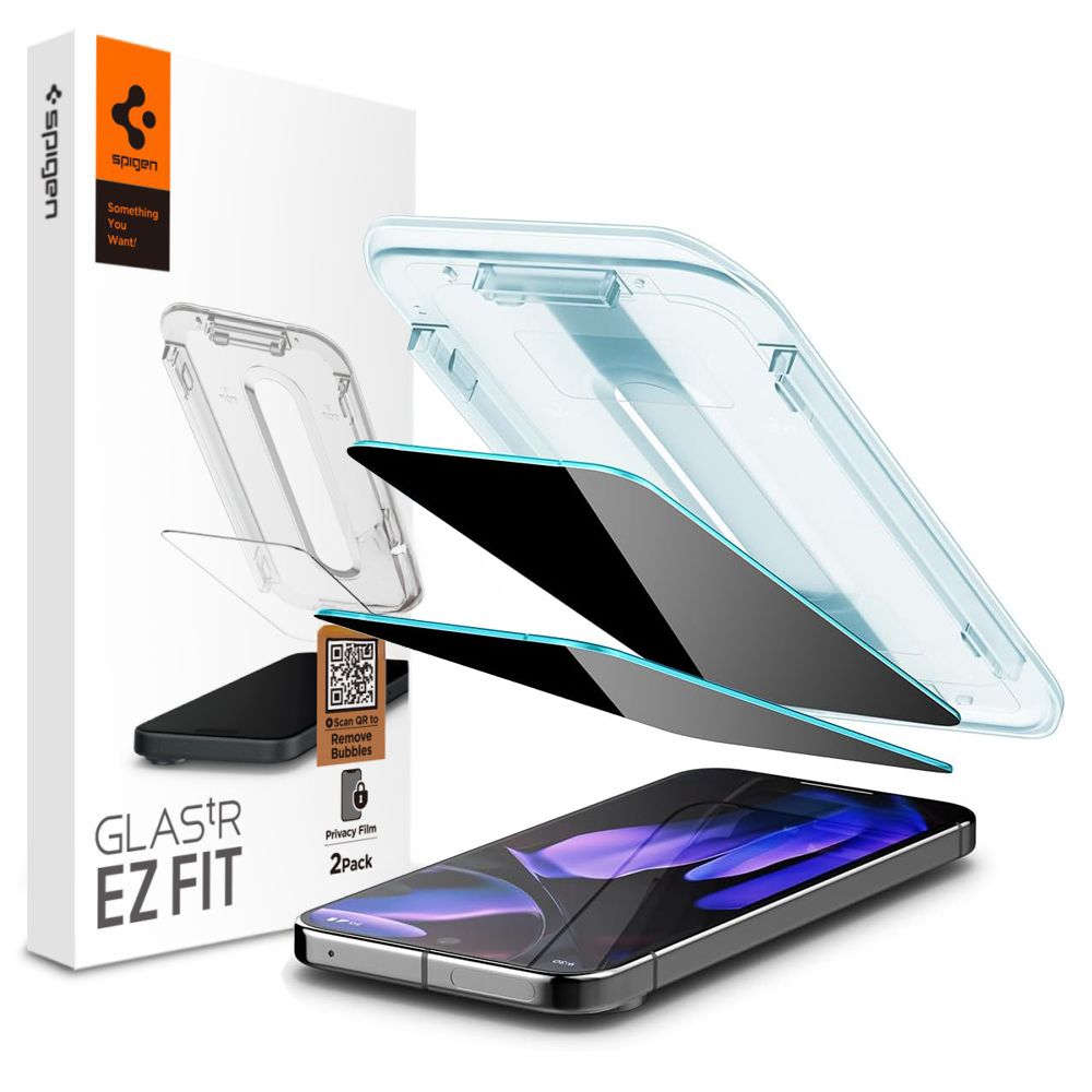 Spigen Glas.tr ”ez Fit” 2-pack Google Pixel 9 / 9 Pro Privacy
