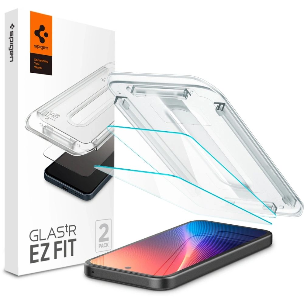 Spigen Glas.tr ”ez Fit” 2-pack Google Pixel 9a Clear