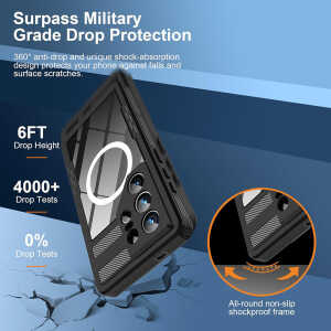 ShellBox - Waterproof IP68 Case - Samsung Galaxy S25 Ultra - Black