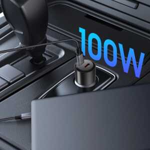 Tech-protect Cc03 2-port Car Charger Pd100w Black Tech-protect Cc03 2-port Car Charger Pd100w Black