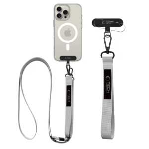 Alternative view of Tech-protect C6s Rope Crossbody Crayon Grey