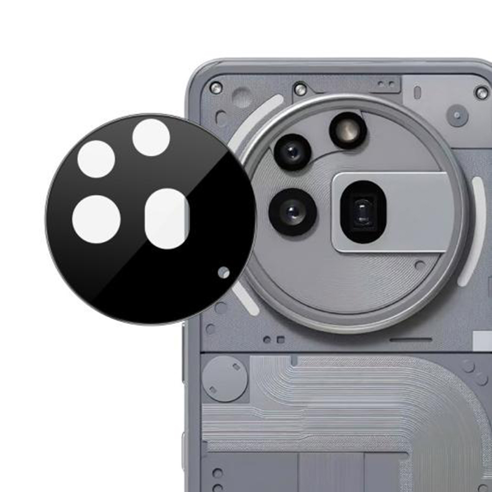Techsuit - Full Camera Glass - Nothing Phone (3a) Pro - Black Techsuit - Full Camera Glass - Nothing Phone (3a) Pro - Black