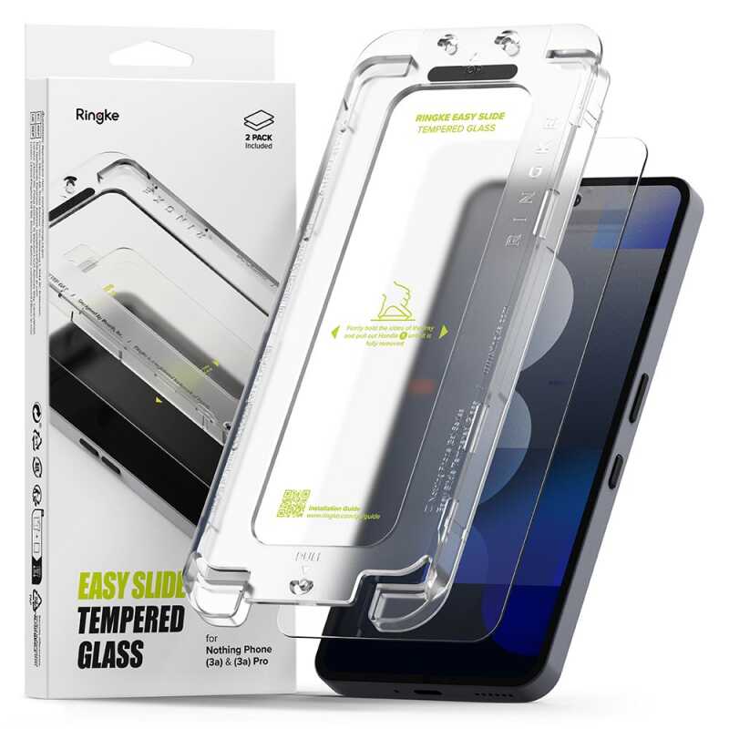 Ringke Easy Slide 2-pack Nothing Phone 3a / 3a Pro Clear