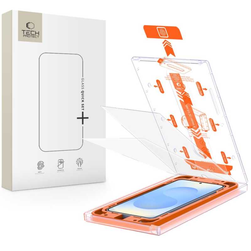 Tech-protect Quick Set+ 2-pack Galaxy S25 Clear