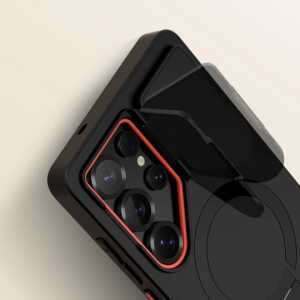 Tech Protect Kevlar Aura Magsafe Galaxy S25 Ultra Black/orange - Image 4