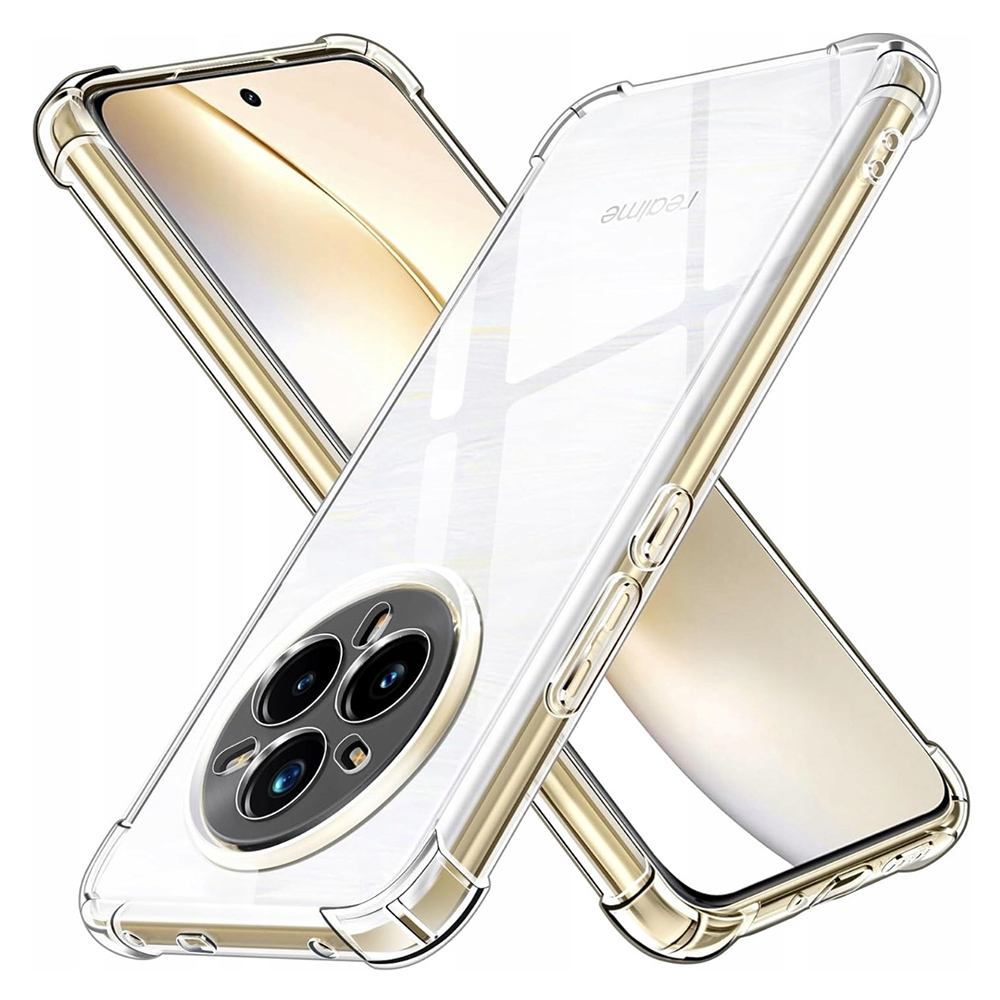 Techsuit - Shockproof Clear Silicone - Realme 14 Pro+ - Clear Techsuit - Shockproof Clear Silicone - Realme 14 Pro+ - Clear