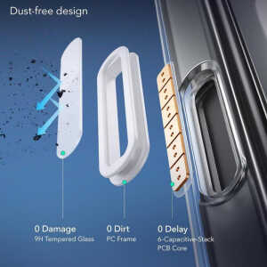 ESR - Classic Hybrid HaloLock - iPhone 16 Pro (Camera Control) - Clear