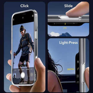 ESR - Classic Hybrid HaloLock - iPhone 16 Pro (Camera Control) - Clear