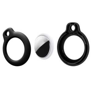 Alternative view of Tech-protect Rough 4-pack Apple Airtag Black