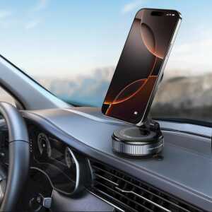 Alternative view of Tech-protect N60 Magnetic Magsafe Windshield & Dashboard Car Mount Black