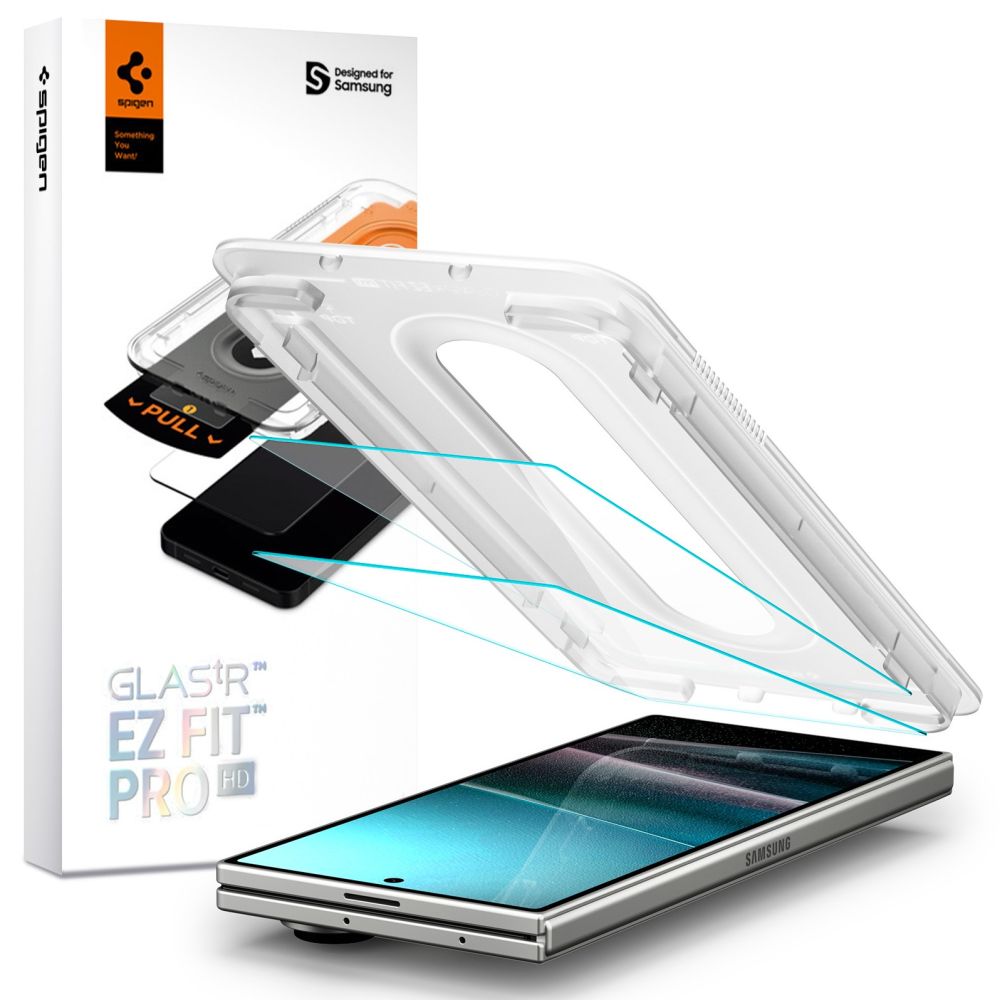 Spigen Glas.tr ”ez Fit Pro” Hd 2-pack Galaxy Z Fold 7 Clear Spigen Glas.tr ”ez Fit Pro” Hd 2-pack Galaxy Z Fold 7 Clear