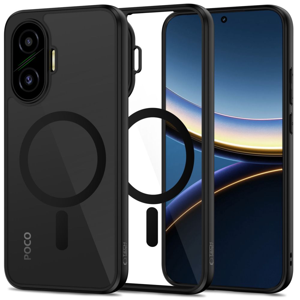 Tech-protect Magmat Magsafe Xiaomi Poco F7 5g Black/clear