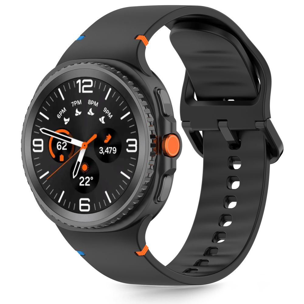 Tech-protect Silicone Samsung Galaxy Watch 8 / Classic (40 / 44 / 46 Mm) Black Tech-protect Silicone Samsung Galaxy Watch 8 / Classic (40 / 44 / 46 Mm) Black
