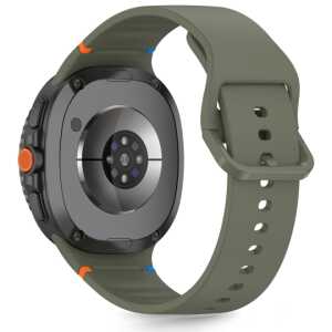 Alternative view of Tech-protect Silicone Samsung Galaxy Watch 8 / Classic (40 / 44 / 46 Mm) Army Green