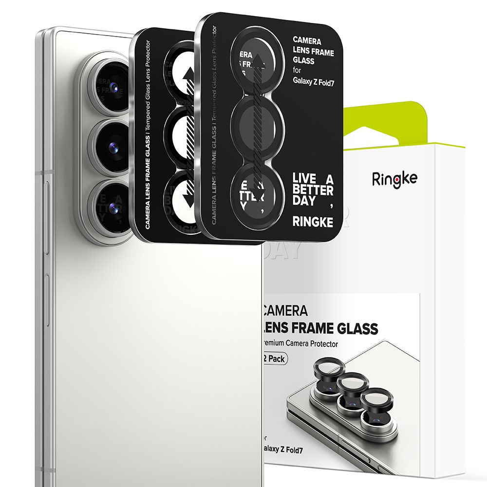 Ringke Camera Frame Protector 2-pack Galaxy Z Fold 7 Black