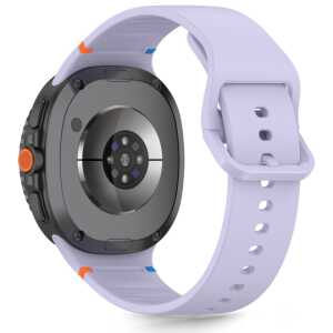 Alternative view of Tech-protect Silicone Samsung Galaxy Watch 8 / Classic (40 / 44 / 46 Mm) Elegant Purple