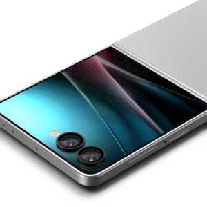 Alternative view of Spigen Optik Pro Hd Glas.tr ”ez Fit” Camera Protector 2-pack Galaxy Z Flip 7 Black