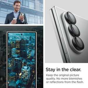 Spigen Optik Pro Hd Glas.tr ”ez Fit” Camera Protector 2-pack Galaxy Z Fold 7 Black