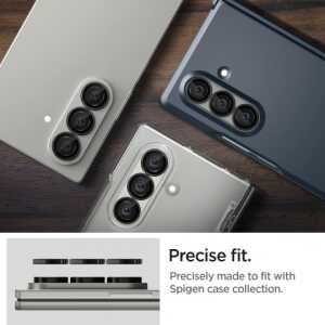 Spigen Optik Pro Hd Glas.tr ”ez Fit” Camera Protector 2-pack Galaxy Z Fold 7 Black
